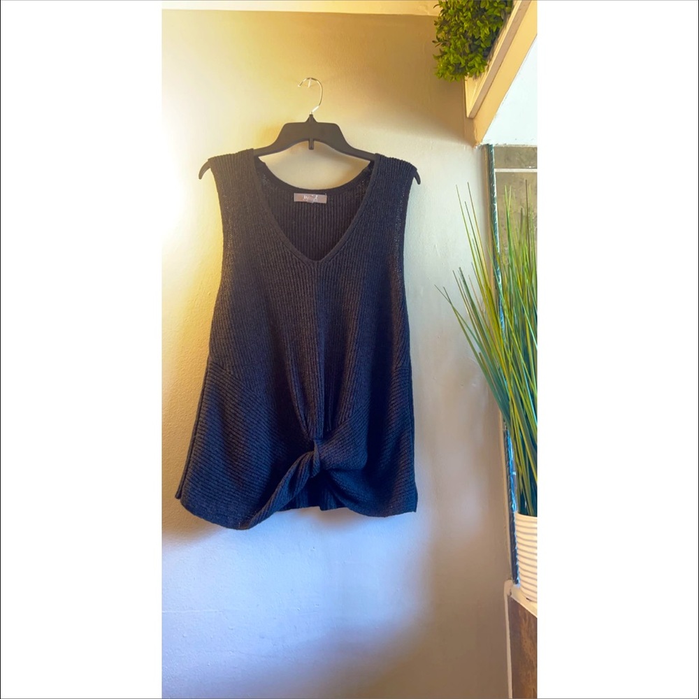 Sweater Tank Top